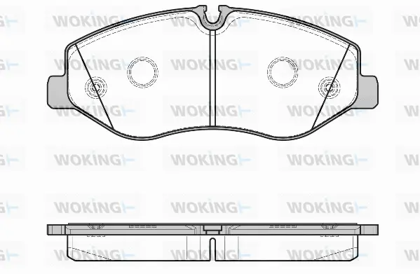 Brake Pad Set, disc brake (P17233.00)