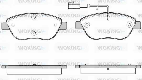Brake Pad Set, disc brake (P9593.45)