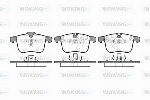 Brake Pad Set, disc brake (P11533.00)