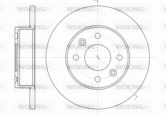 Brake Disc (D6077.00)