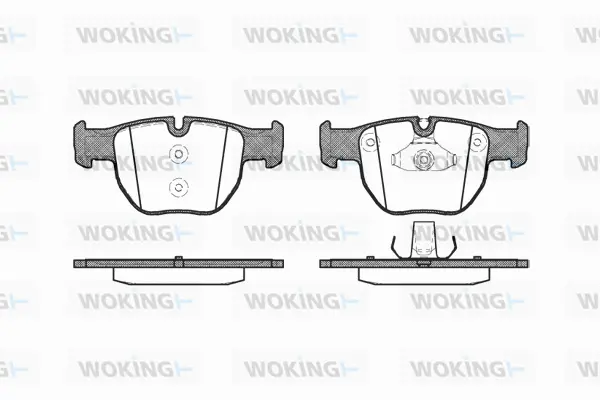 Brake Pad Set, disc brake (P8793.00)