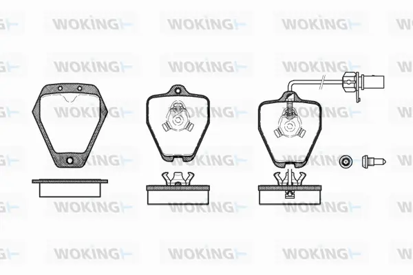 Brake Pad Set, disc brake (P4083.22)