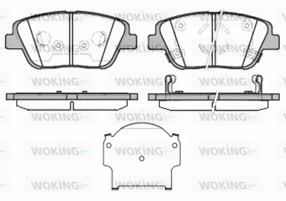 Brake Pad Set, disc brake (P15233.02)