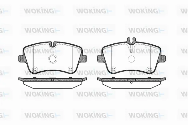 Brake Pad Set, disc brake (P6683.00)