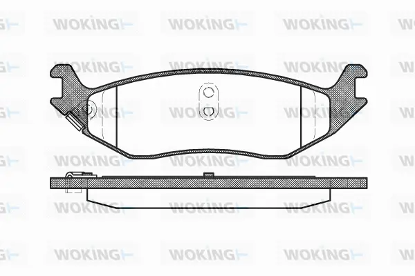 Brake Pad Set, disc brake (P9853.04)