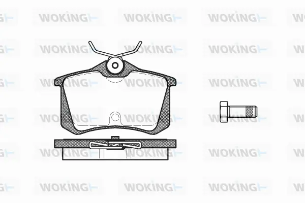 Brake Pad Set, disc brake (P3633.20)