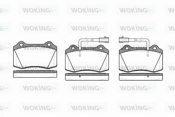 Brake Pad Set, disc brake (P5343.32)