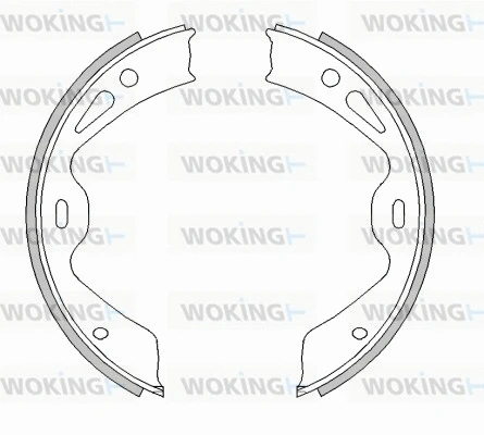 Brake Shoe, parking brake (Z4603.00)