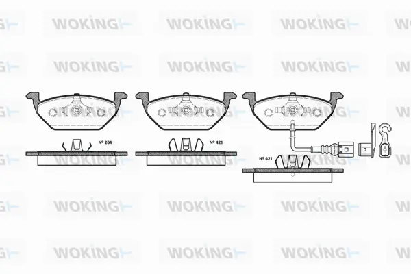 Brake Pad Set, disc brake (P7333.21)