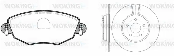 Brake Kit, disc brake (86763.00)