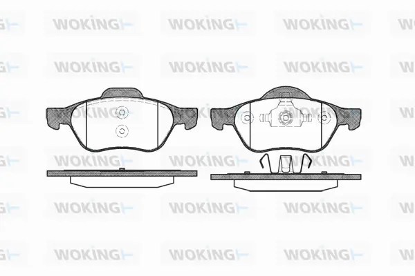 Brake Pad Set, disc brake (P8623.00)
