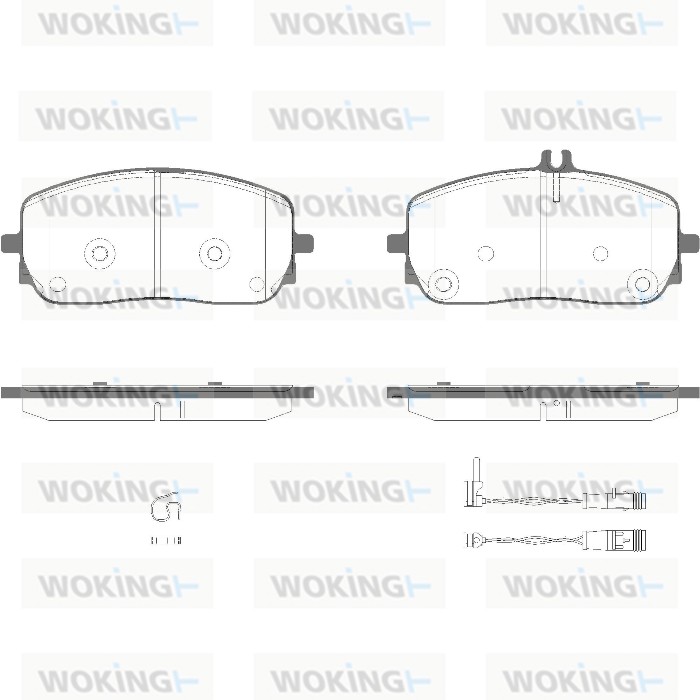 Brake Pad Set, disc brake (P19263.02)
