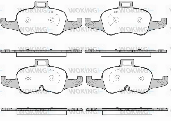 Brake Pad Set, disc brake (P17533.00)