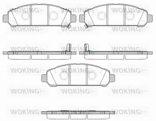 Brake Pad Set, disc brake (P12573.02)