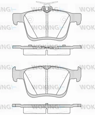Brake Pad Set, disc brake (P14163.00)