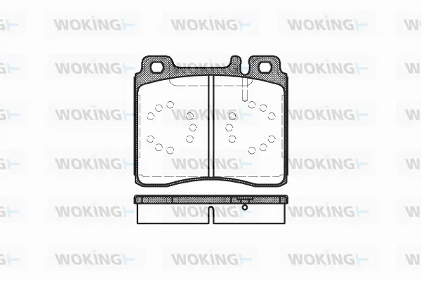 Brake Pad Set, disc brake (P5203.00)