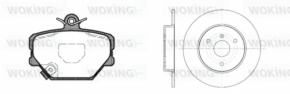 Brake Kit, disc brake (86053.00)