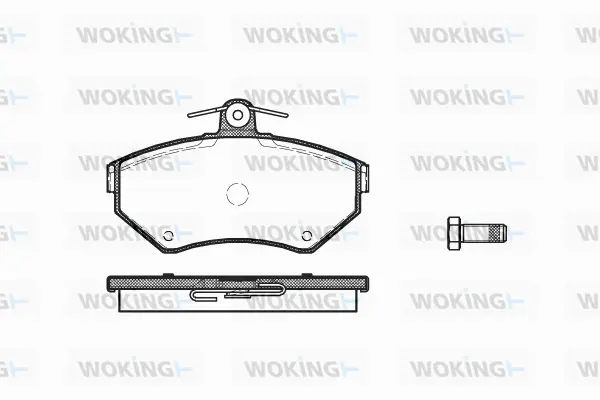 Brake Pad Set, disc brake (P7313.00)