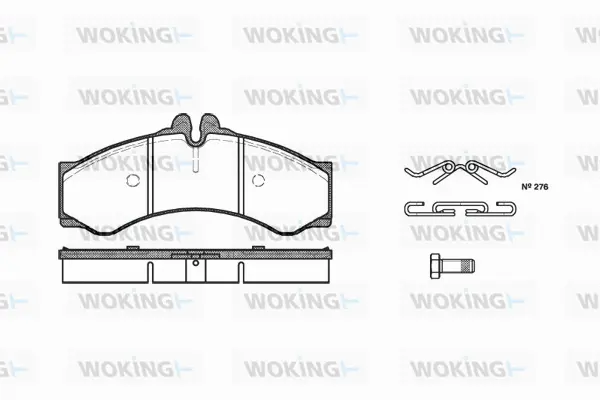 Brake Pad Set, disc brake (P7143.00)