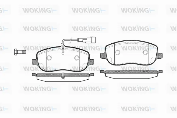 Brake Pad Set, disc brake (P9793.31)