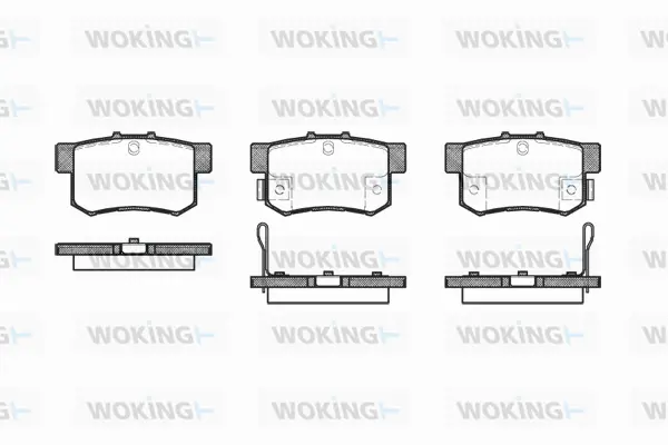 Brake Pad Set, disc brake (P2253.22)