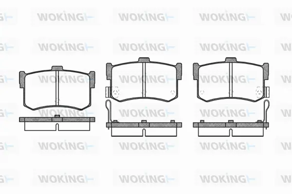 Brake Pad Set, disc brake (P3423.02)