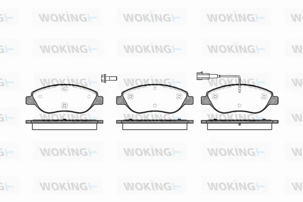 Brake Pad Set, disc brake (P9603.01)