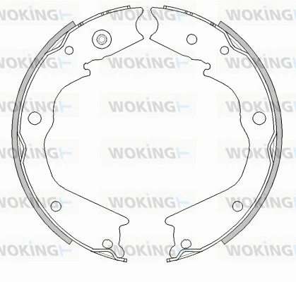 Brake Shoe, parking brake (Z4482.00)