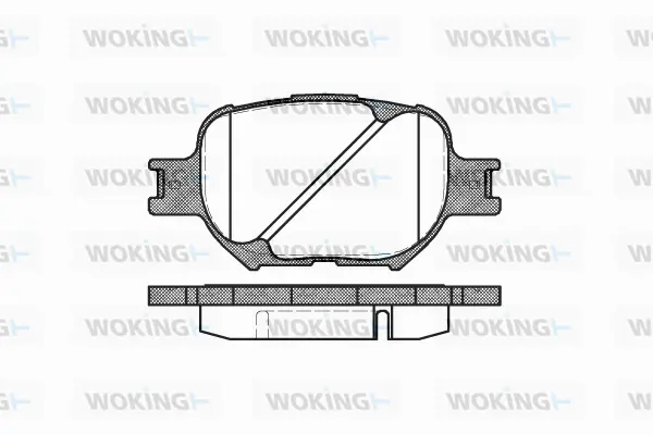 Brake Pad Set, disc brake (P6423.00)