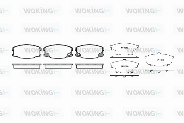 Brake Pad Set, disc brake (P11373.00)