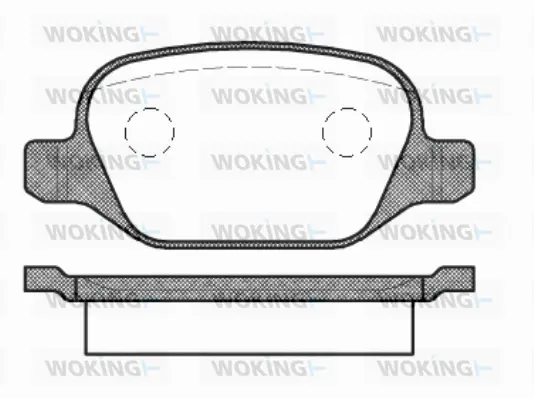 Brake Pad Set, disc brake (P6273.10)