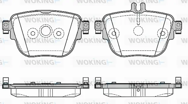 Brake Pad Set, disc brake (P16923.00)