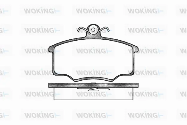Brake Pad Set, disc brake (P1463.00)