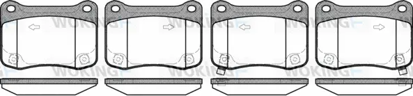 Brake Pad Set, disc brake (P12533.02)