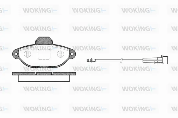 Brake Pad Set, disc brake (P5143.01)