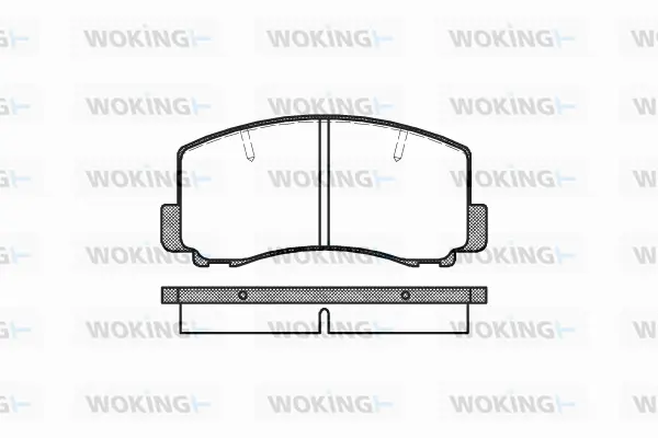 Brake Pad Set, disc brake (P0653.00)