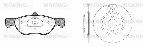 Brake Kit, disc brake (84873.00)