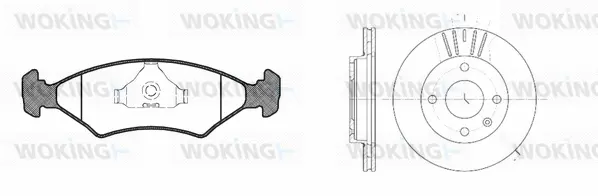 Brake Kit, disc brake (80193.01)