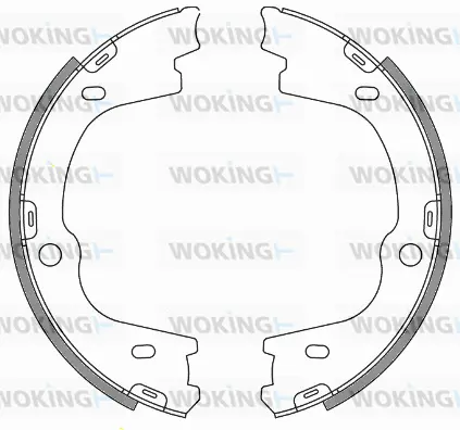 Brake Shoe, parking brake (Z4673.00)