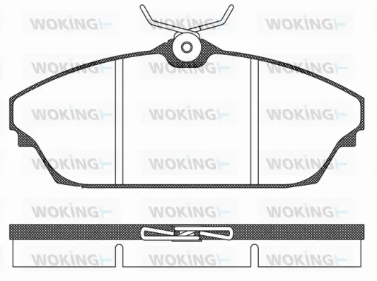 Brake Pad Set, disc brake (P14043.00)