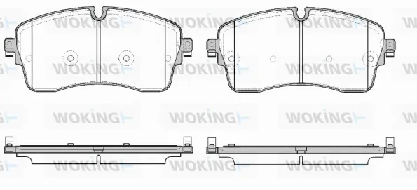 Brake Pad Set, disc brake (P19153.00)