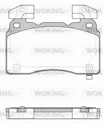 Brake Pad Set, disc brake (P15383.24)