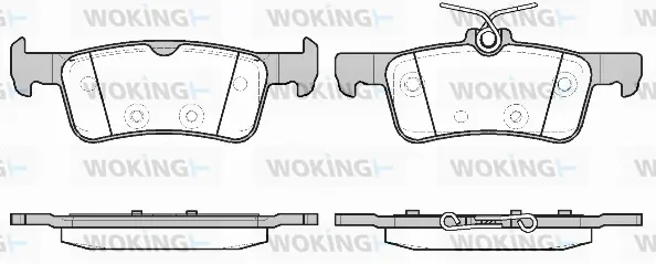 Brake Pad Set, disc brake (P14633.20)
