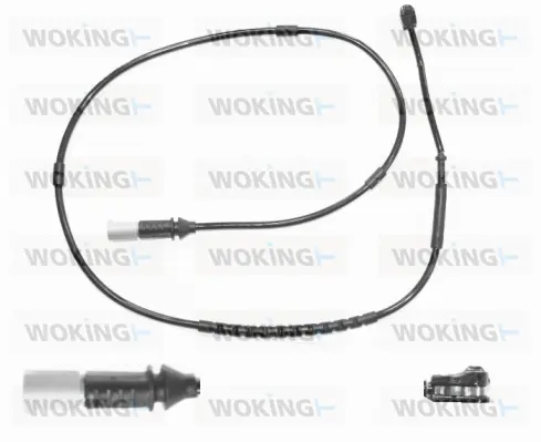 Warning Contact, brake pad wear (001131)