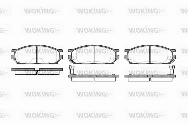 Brake Pad Set, disc brake (P2623.02)