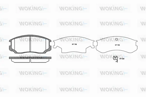 Brake Pad Set, disc brake (P2573.22)