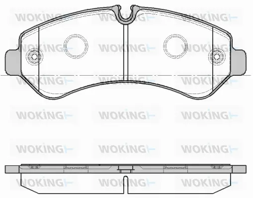 Brake Pad Set, disc brake (P19663.00)