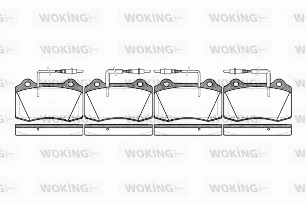 Brake Pad Set, disc brake (P5343.14)