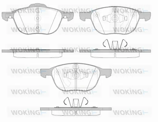 Brake Pad Set, disc brake (P11823.15)