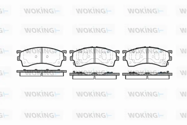 Brake Pad Set, disc brake (P5153.12)